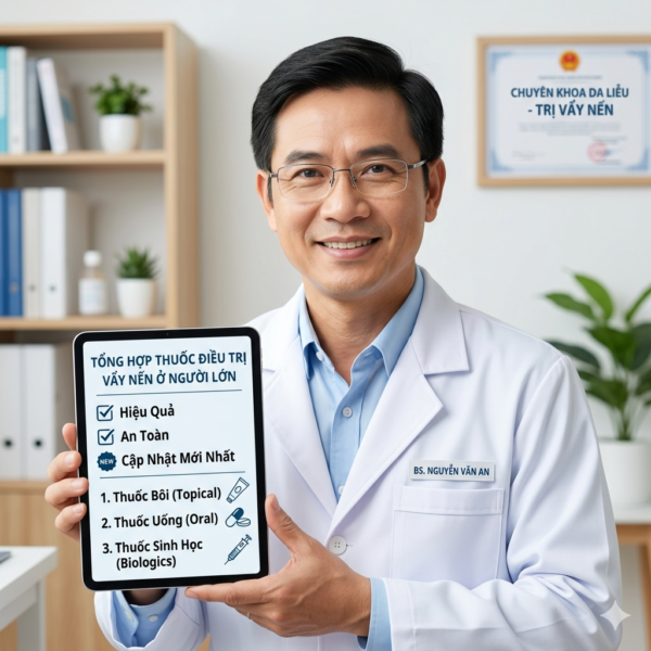 Tổng hợp thuốc điều trị vẩy nến ở người lớn: Hiệu quả, an toàn và cập nhật mới nhất